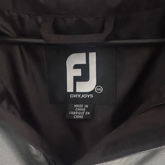 FootJoy Gray and Black Windbreaker - Picture 2 of 3